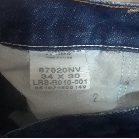 EUC Men’s RustLer Jean Size 34 - Picture 3 of 8